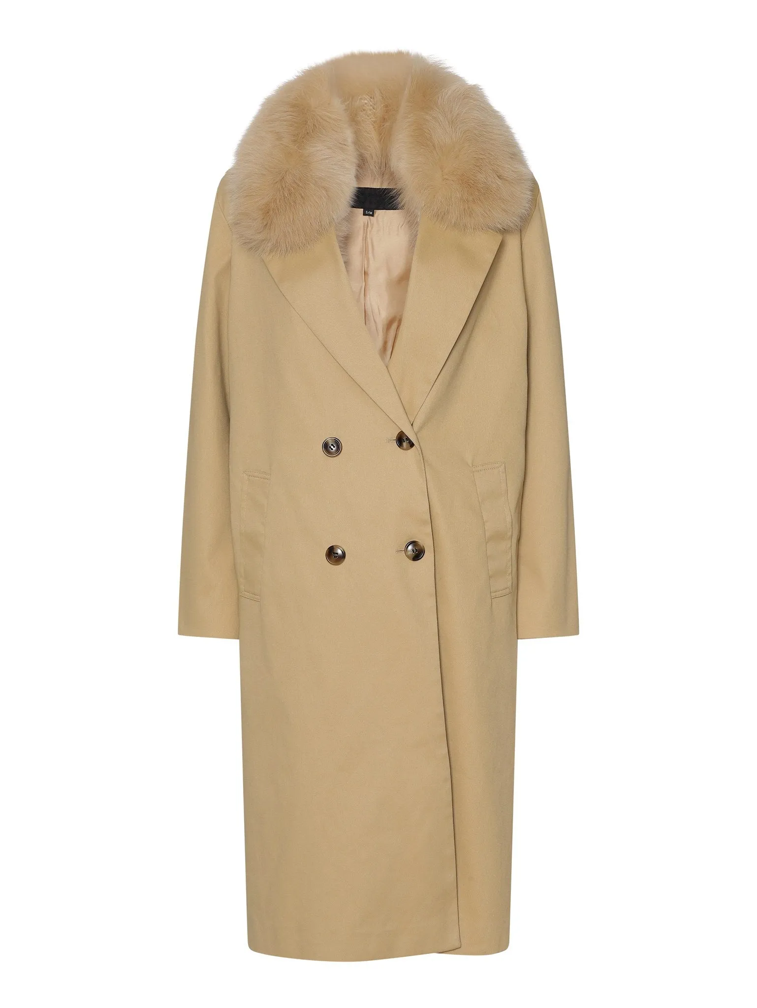ANNA COAT - CAMEL