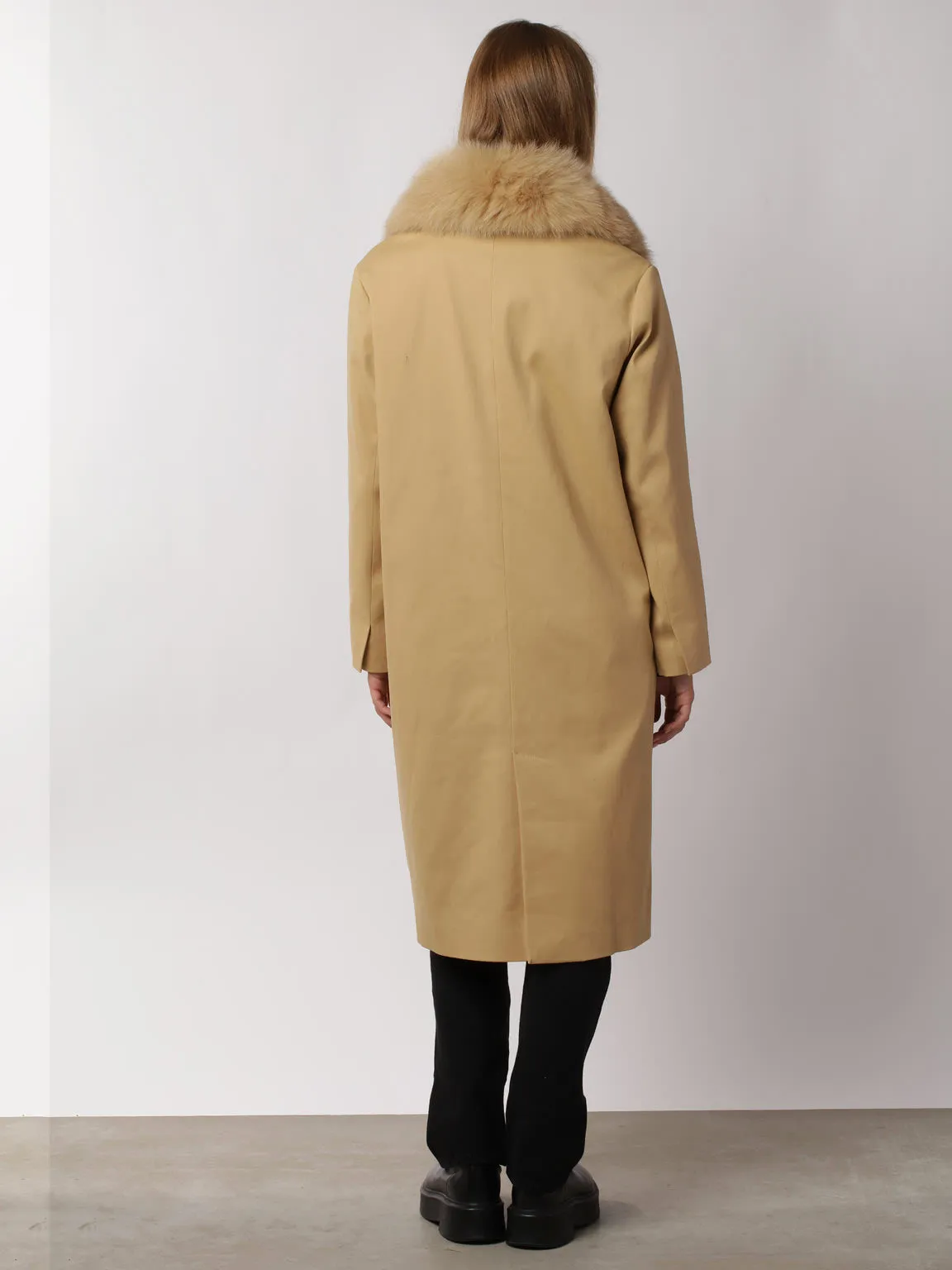 ANNA COAT - CAMEL