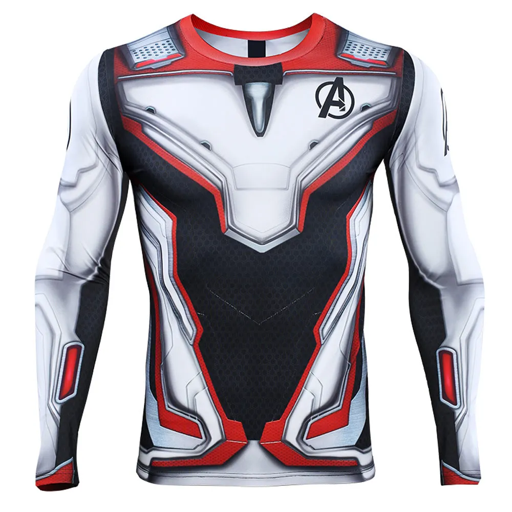 Avengers 4 Endgame Quick Drying T-shirt Quantum Realm Costumes