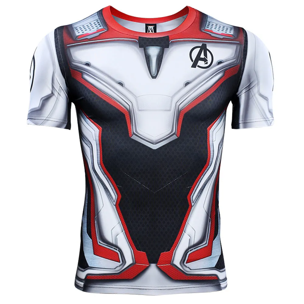 Avengers 4 Endgame Quick Drying T-shirt Quantum Realm Costumes