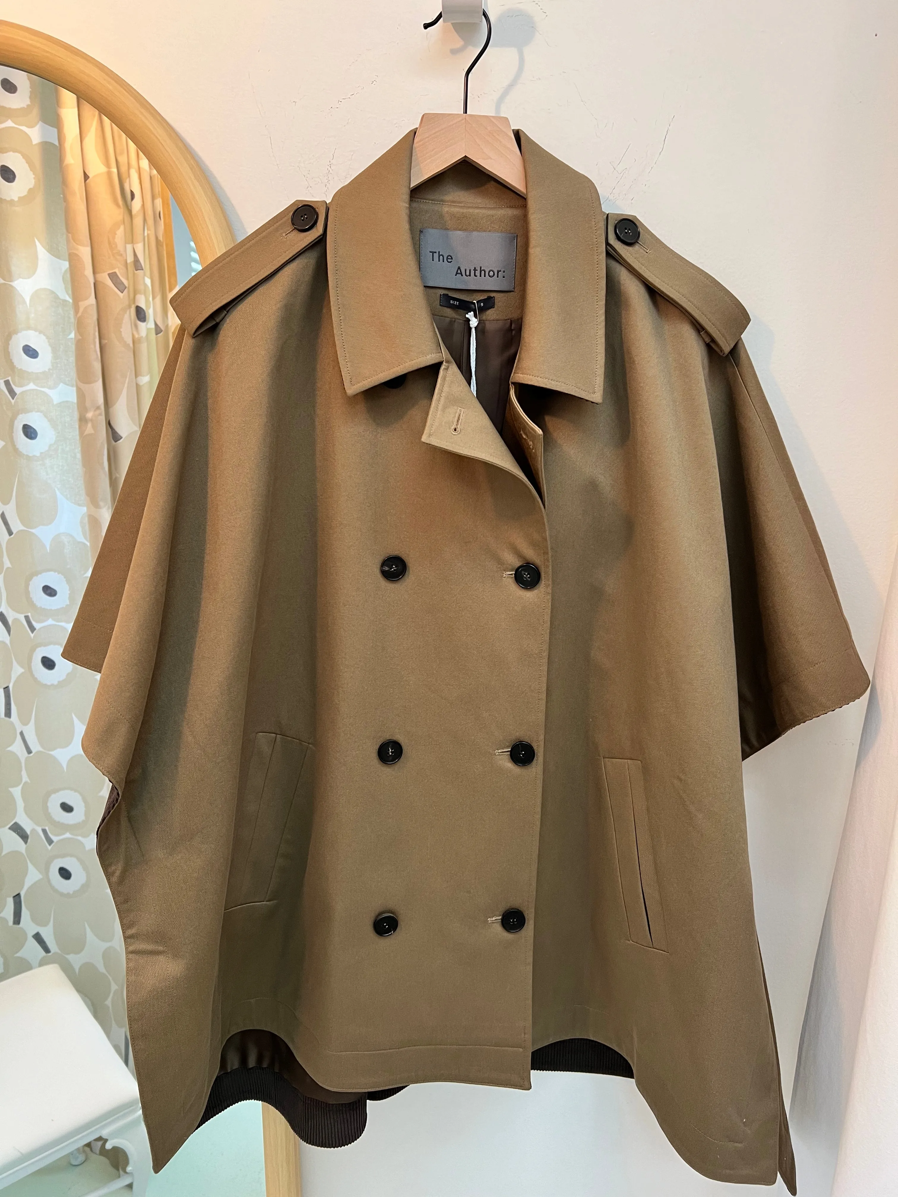 Cape Trench Coat