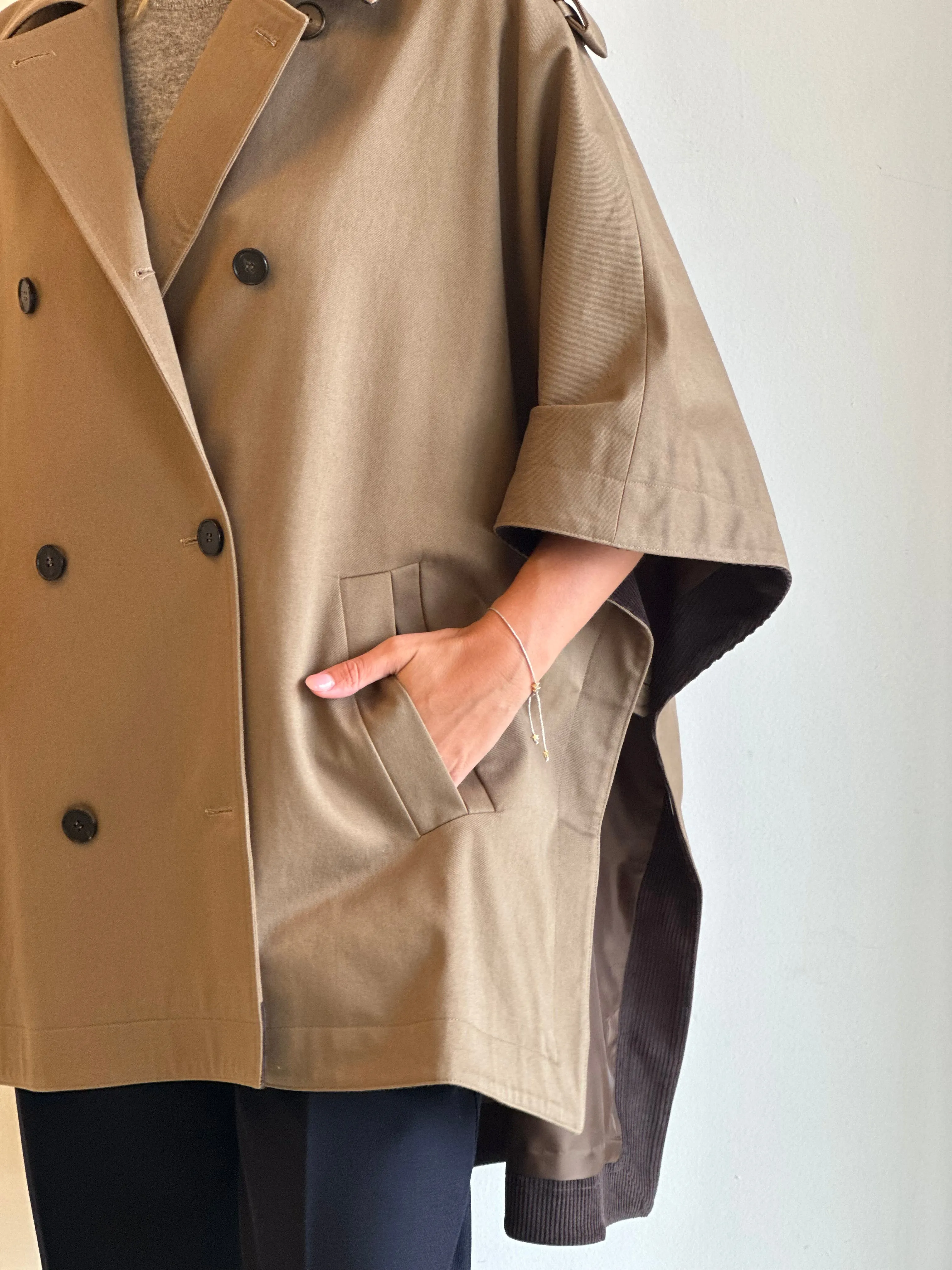Cape Trench Coat