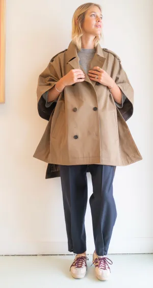 Cape Trench Coat