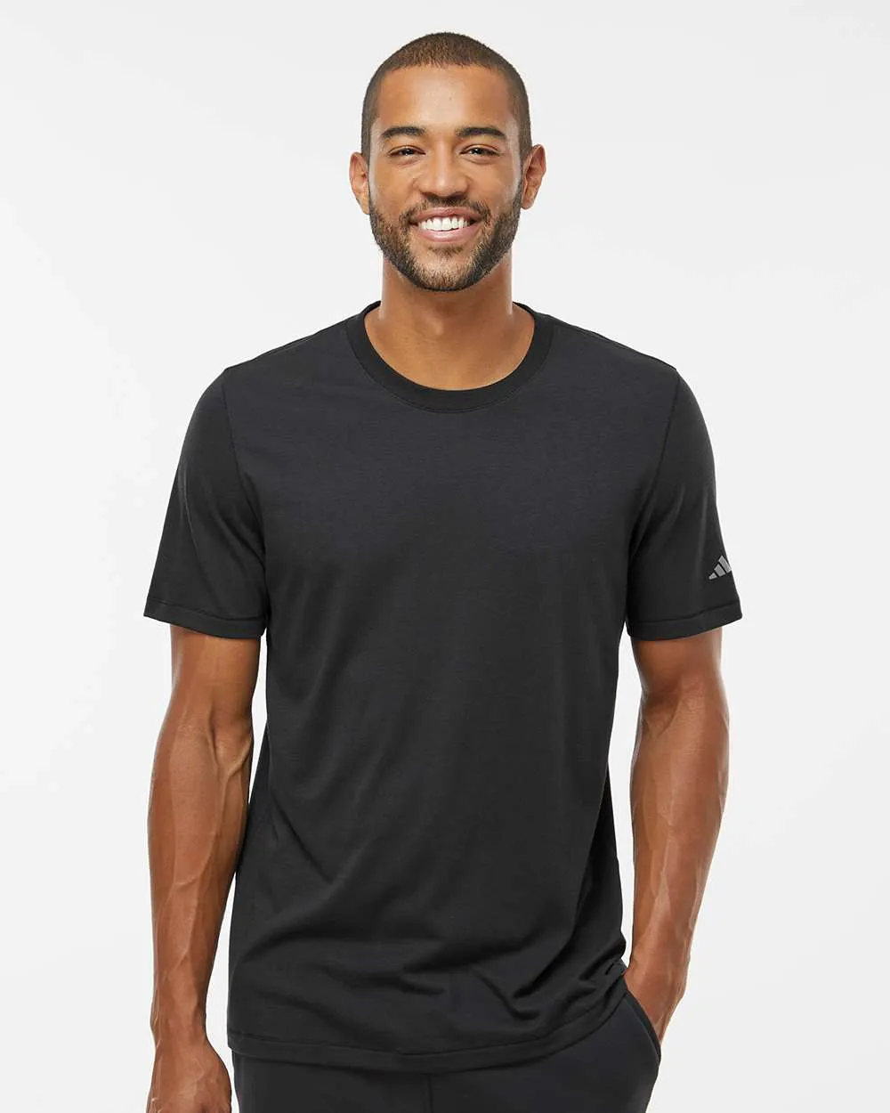 Custom Embroidery - Adidas - Blended T-Shirt - A556
