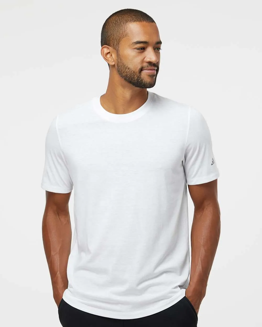 Custom Embroidery - Adidas - Blended T-Shirt - A556
