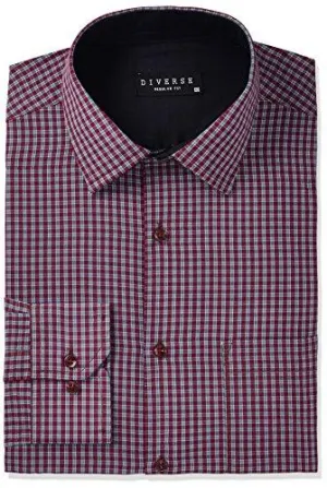 Diverse Men's Formal Shirt (8903905010773_DVF03F1L01-90_40_Multicolor)