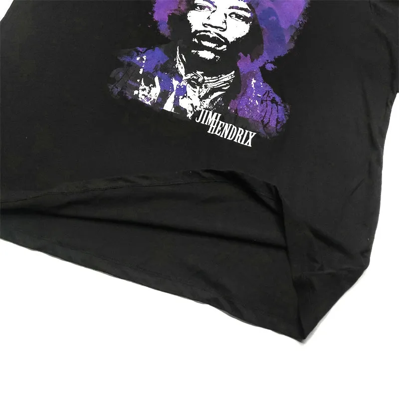 FERRIS JIMI HENDRIXO CREW NECK T SHIRT IN BLACK