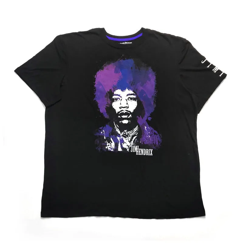 FERRIS JIMI HENDRIXO CREW NECK T SHIRT IN BLACK