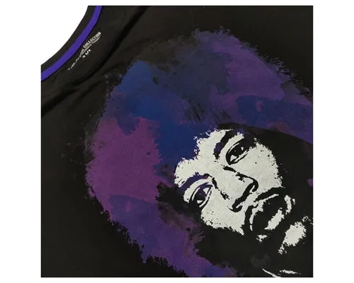 FERRIS JIMI HENDRIXO CREW NECK T SHIRT IN BLACK
