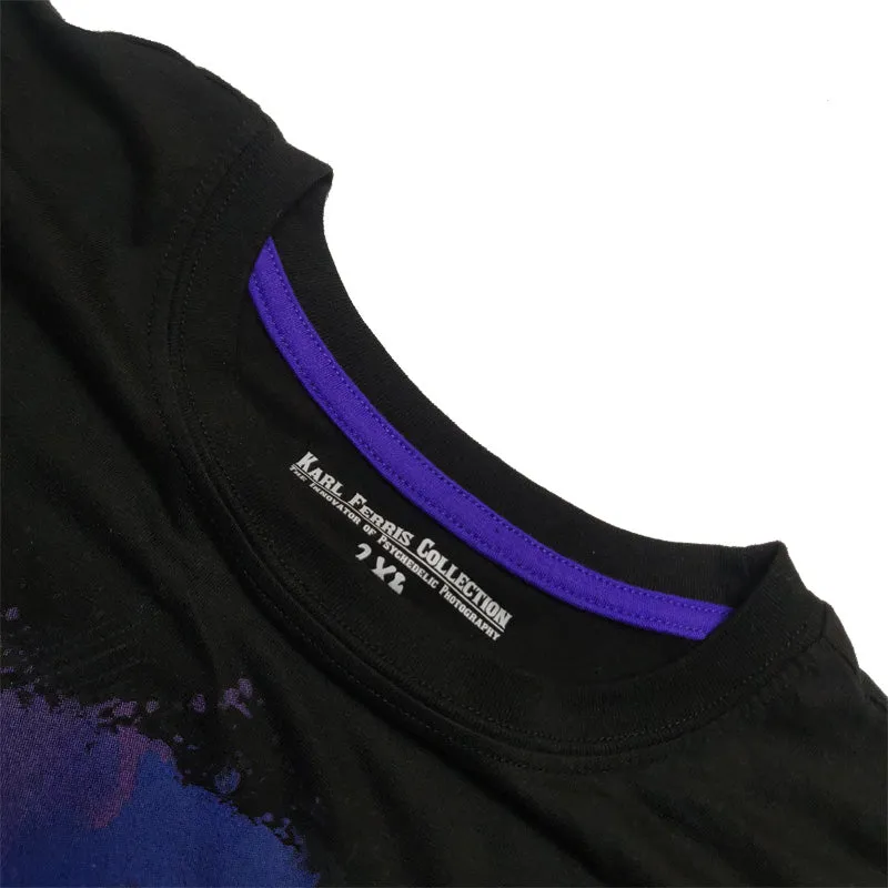 FERRIS JIMI HENDRIXO CREW NECK T SHIRT IN BLACK