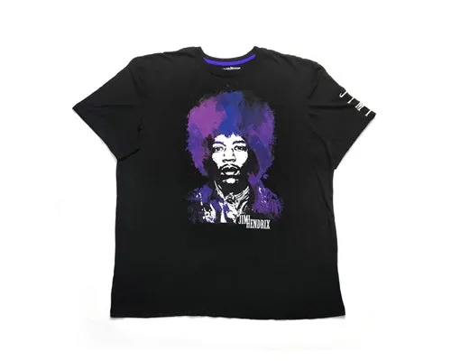 FERRIS JIMI HENDRIXO CREW NECK T SHIRT IN BLACK
