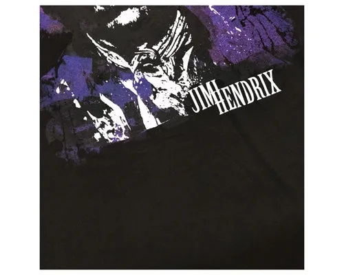 FERRIS JIMI HENDRIXO CREW NECK T SHIRT IN BLACK