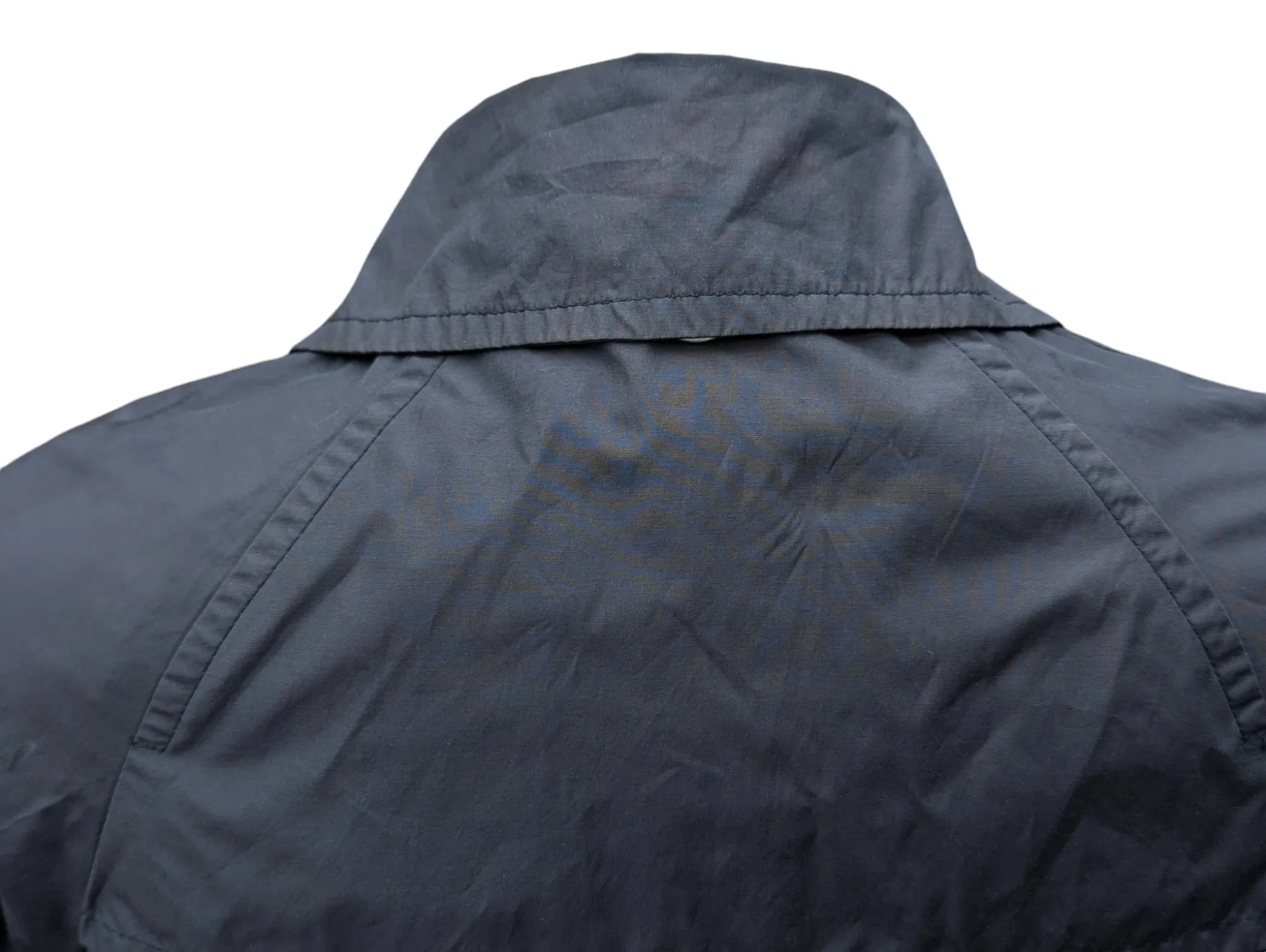 Hackett Trench Coat S/38 Faded Navy Cotton/Nylon