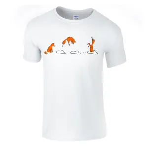 Jumping fox men t-shirt