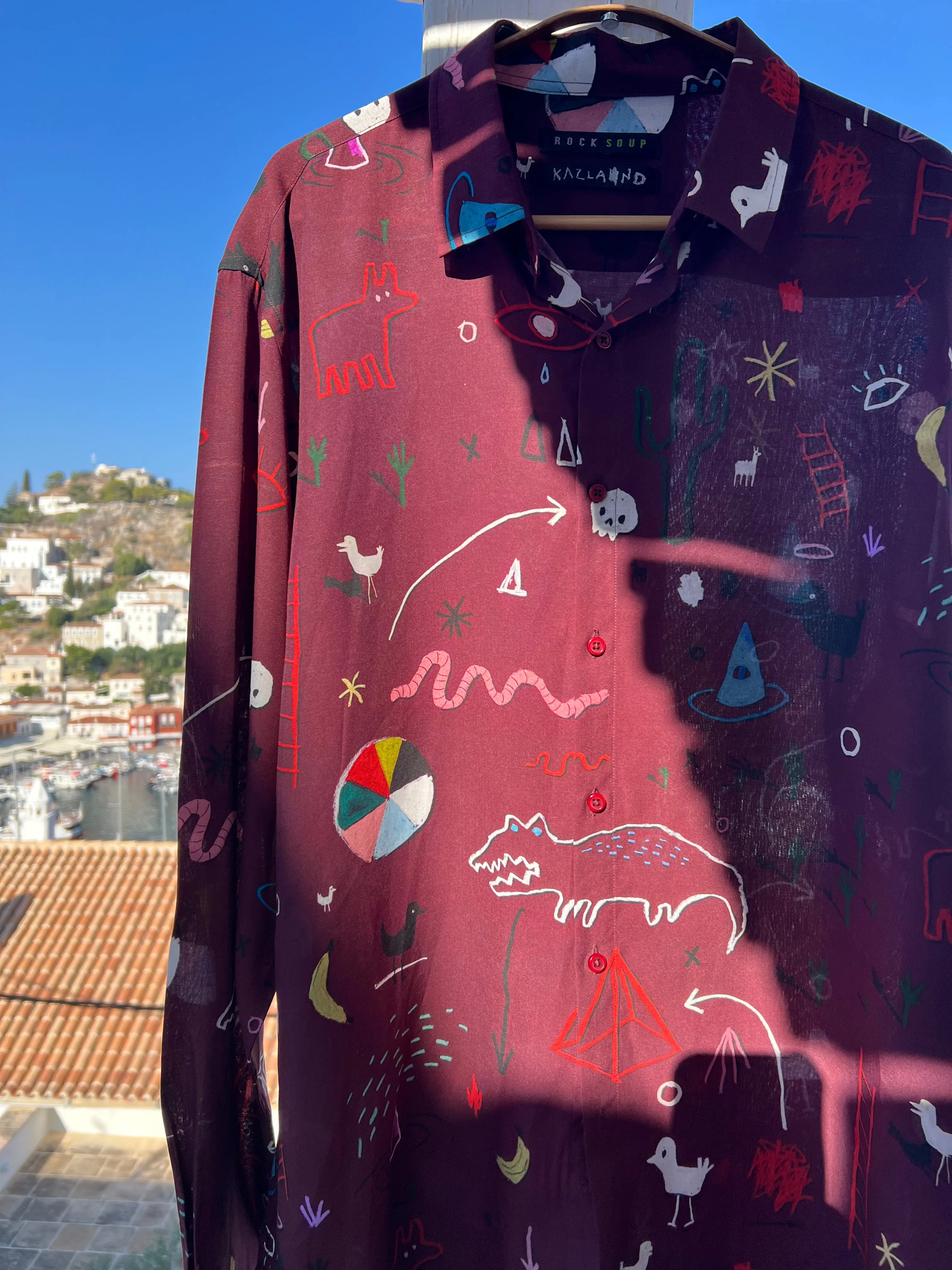 KAZLAND L/S Shirt | Oxblood