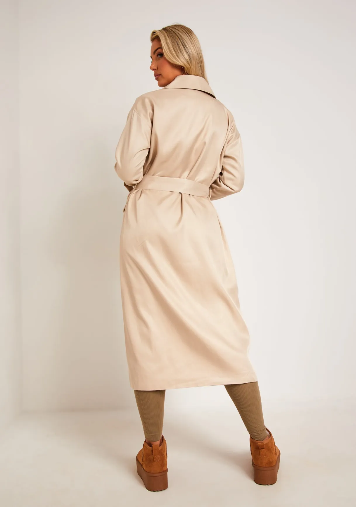 Larsa Stone Trench Coat