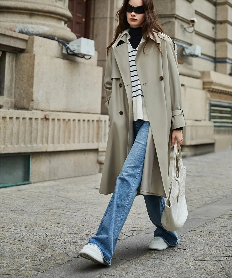 Mirabelle - Classic Belted Trench Coat