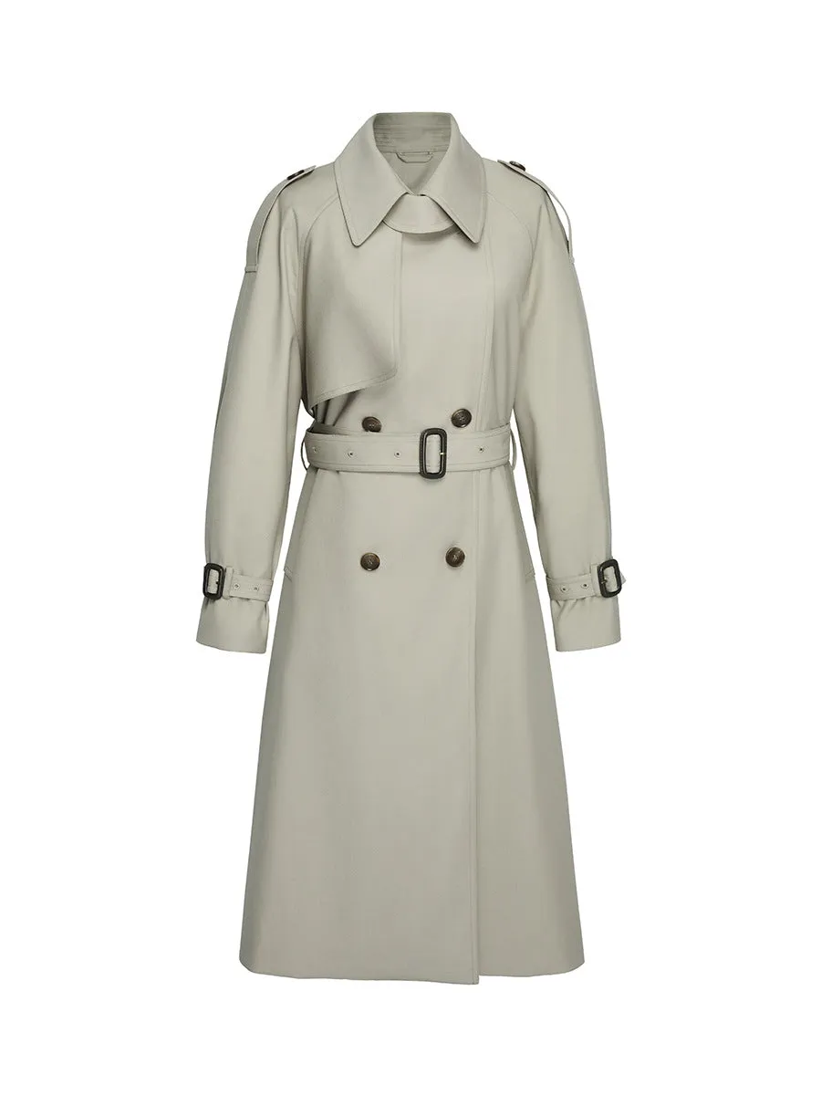 Mirabelle - Classic Belted Trench Coat