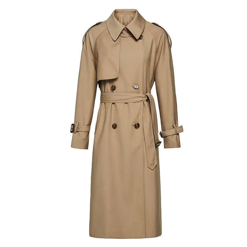Mirabelle - Classic Belted Trench Coat