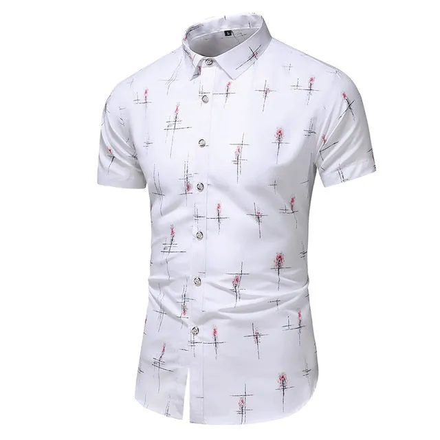 SummerCool™ Dress Shirt- Men's Printed Light Fashion Shirt