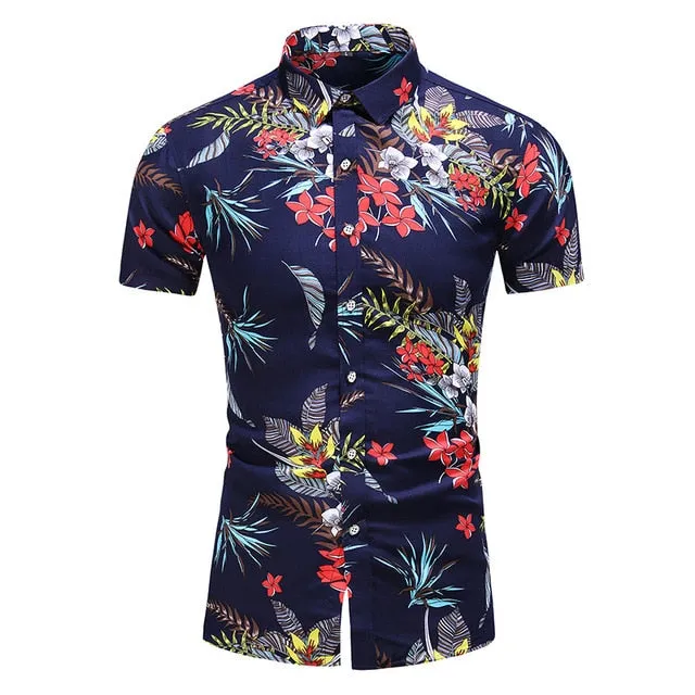 SummerCool™ Dress Shirt- Men's Printed Light Fashion Shirt