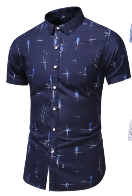 SummerCool™ Dress Shirt- Men's Printed Light Fashion Shirt
